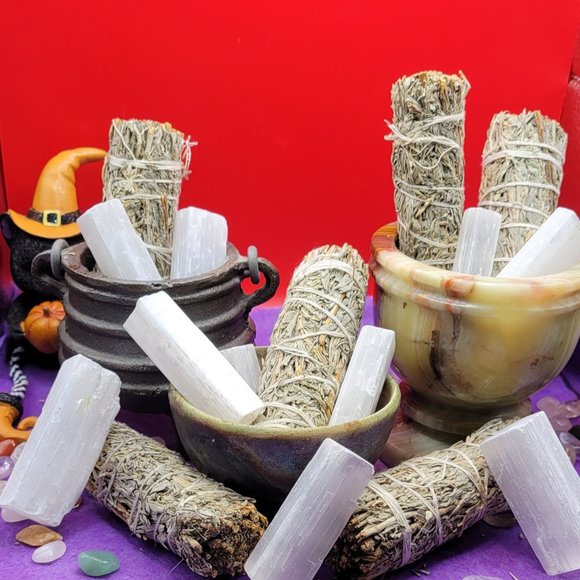 Other - Blue Sage & Selenite Set